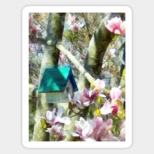 Spring - Birdhouse in Magnolia Sticker